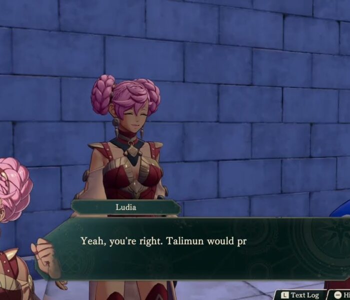 Fire Emblem: Fortune’s Weave – 1. Cai’s Path Ch 6: Talk to Ludia “Accept The Person’s Faults”