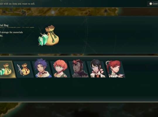 Fire Emblem: Fortune’s Weave – 1. Cai’s Path Ch 6: Callianeira Port Elektra: Talk To NPCs and Shop