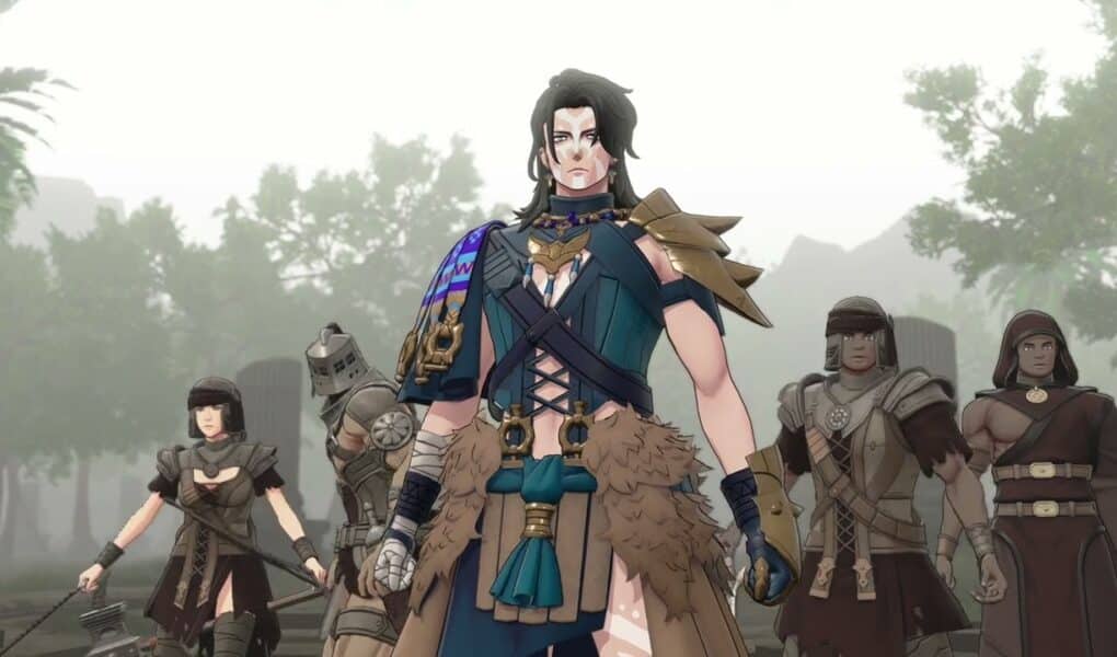 Fire Emblem: Fortune’s Weave – 1 Cai’s Path Ch 6: Enuzzuo “Har Hai Warriors” Confronts Ribeira Winds