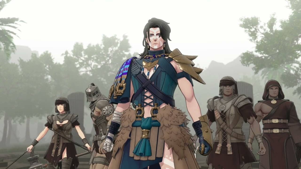 Fire Emblem: Fortune’s Weave – 1 Cai’s Path Ch 6: Enuzzuo “Har Hai Warriors” Confronts Ribeira Winds