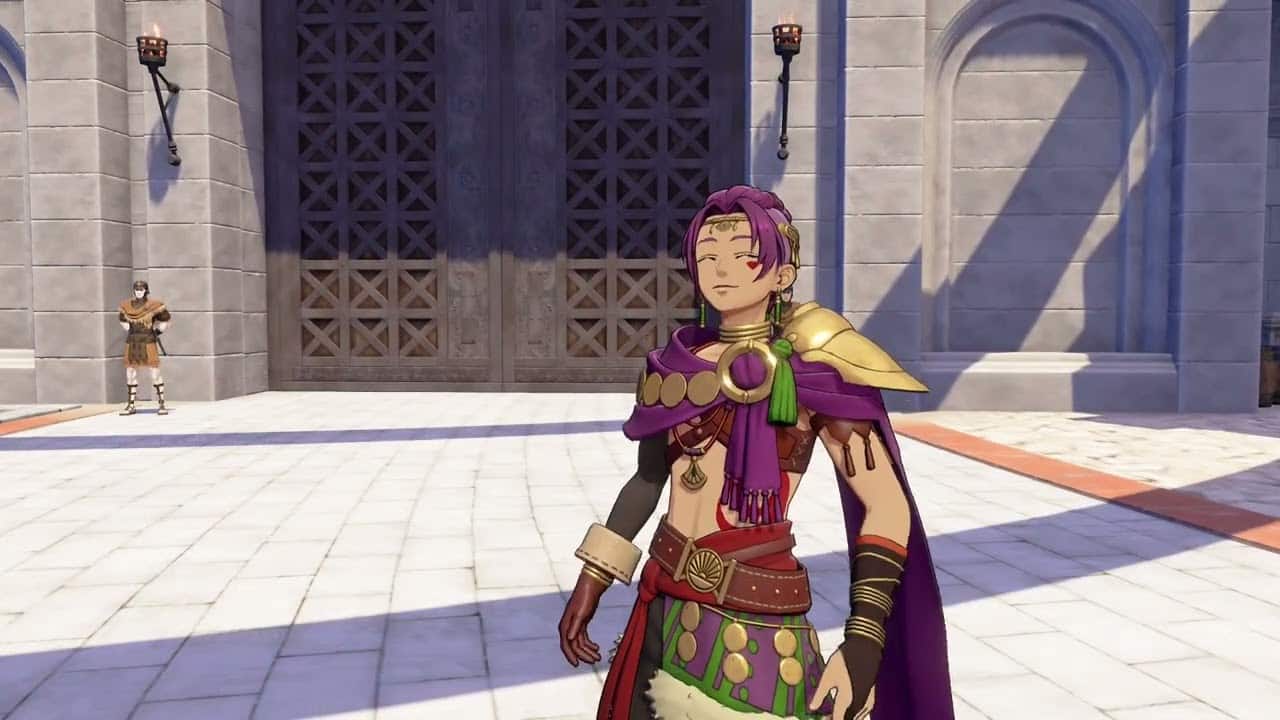 Fire Emblem: Fortune’s Weave – 1. Cai’s Path Ch 6: Give Gifts To NPCs | Training | Refine Weapons