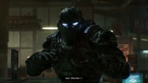 Gears of War: E Day – Act 1 Chapter 3: Marcus Fenix Meets Private Mako Kemara – Pay n Save Cutscene