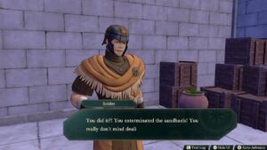 Fire Emblem: Fortune’s Weave – 1. Cai’s Path Ch 6: Turn In “Helping a Bug Hater” Quest