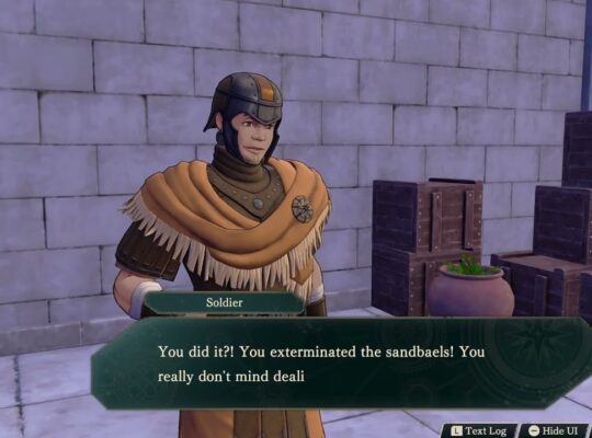 Fire Emblem: Fortune’s Weave – 1. Cai’s Path Ch 6: Turn In “Helping a Bug Hater” Quest