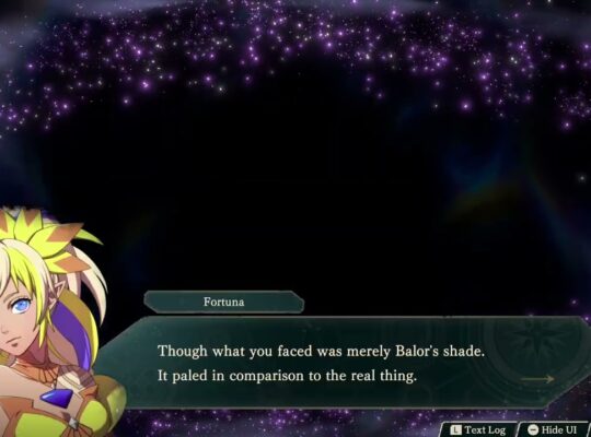 Fire Emblem: Fortune’s Weave – 1 Cai’s Path Ch 6: Fortuna Talks with Eshmel “Balor’s Shade” Cutscene