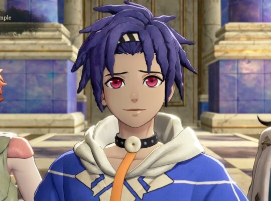 Fire Emblem: Fortune’s Weave – 1 Cai’s Path Ch 6: Talk To Aurora: Cai’s Eyes Changed Cutscene