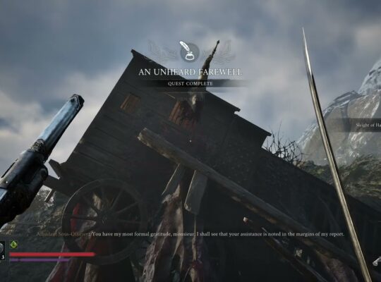 Valor Mortis – Chapter 2: An Unheard Farewell: Tell Ajudant Sous Officer The Truth (Sleight of Hand)