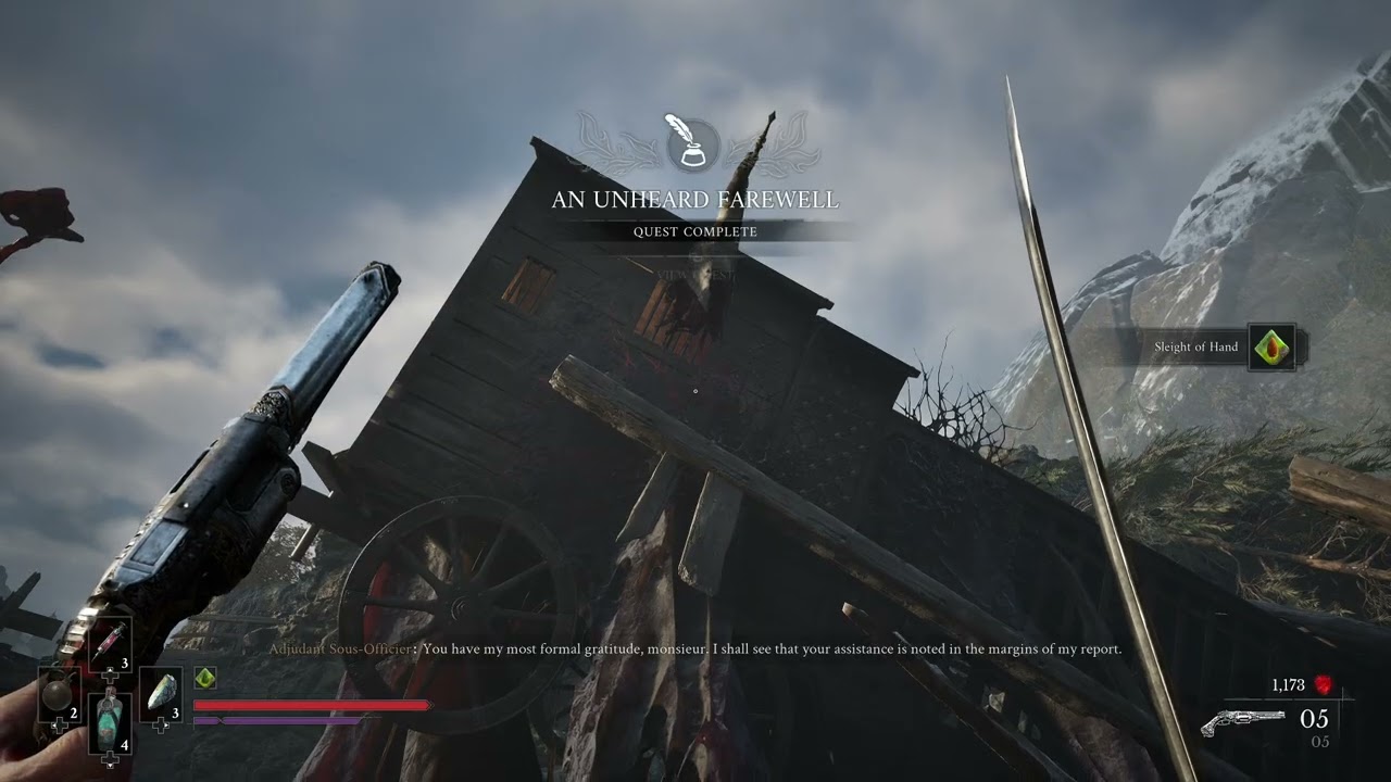 Valor Mortis – Chapter 2: An Unheard Farewell: Tell Ajudant Sous Officer The Truth (Sleight of Hand)