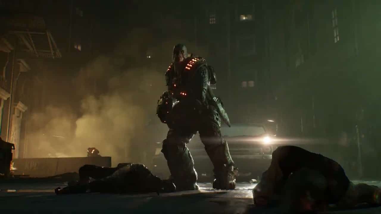 Gears of War: E Day – Act 1 Chapter 2: Head To Recruitment Center: Drone Cutscene – Kill Monsters