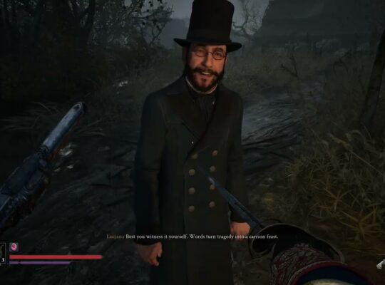 Valor Mortis – Chapter 3: Fallen Village: Talk with Lucjan Skawinski at the Lantern