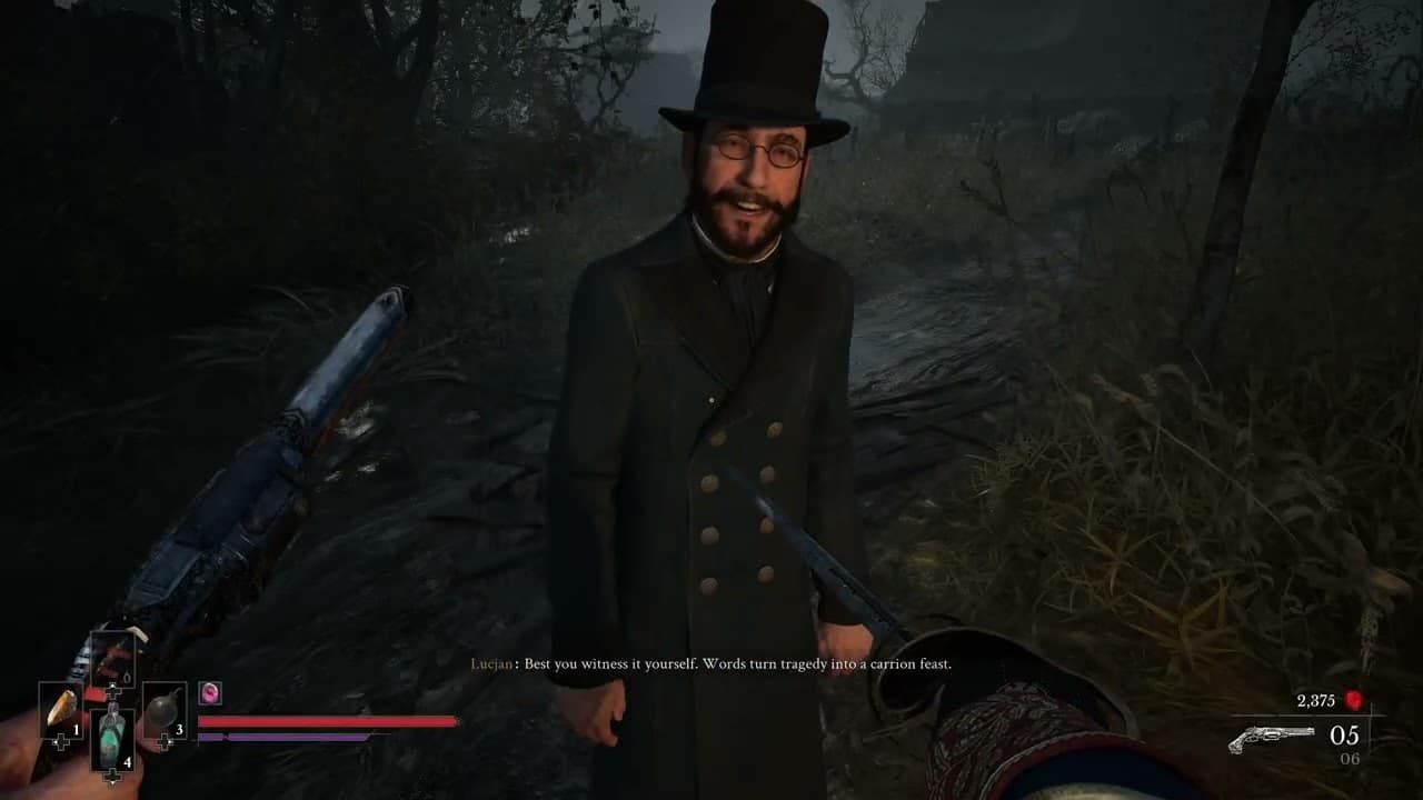 Valor Mortis – Chapter 3: Fallen Village: Talk with Lucjan Skawinski at the Lantern