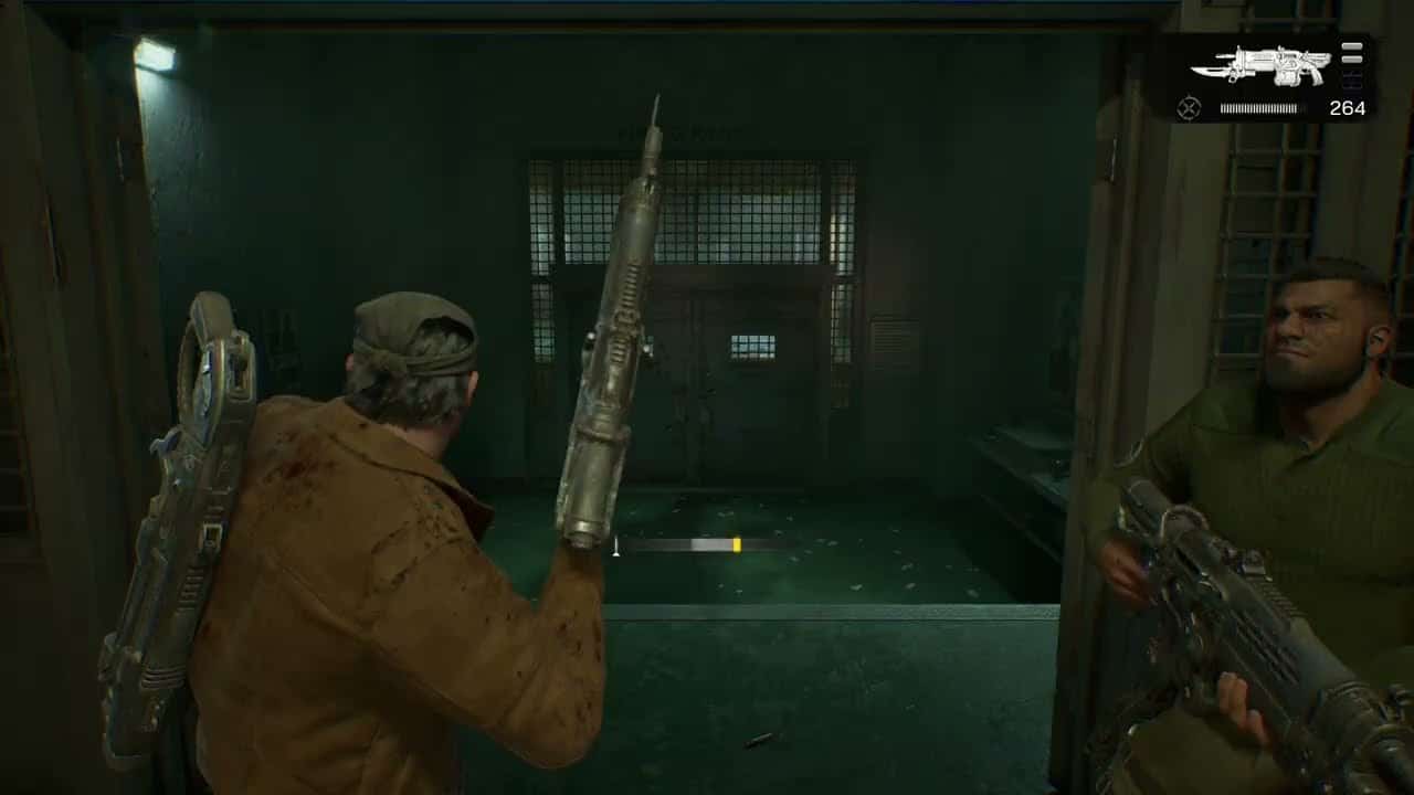Gears of War: E Day – Act 1 Chapter 2: Marcus “Nice” “Grab a Lancer” Practice at The Shooting Range