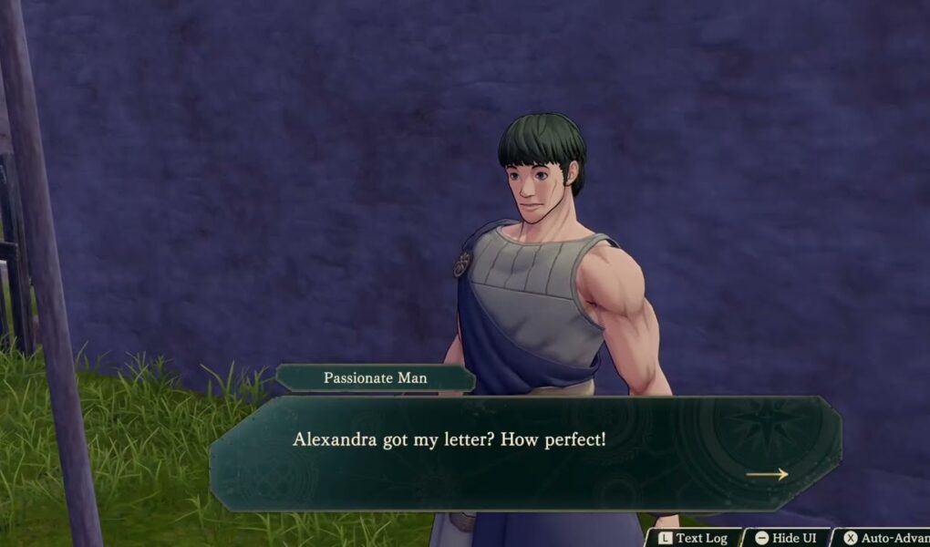 Fire Emblem: Fortune’s Weave – 1 Cai’s Path Ch 7: Help My Feelings Take Wing: Talk To Passionate Man