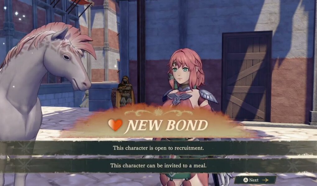 Fire Emblem: Fortune’s Weave – 1 Cai’s Path Ch 7: Cai Meets Alexandra | Give Mane Ornament Gift