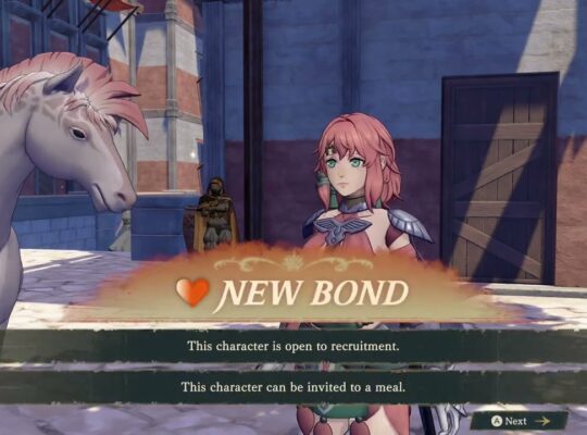 Fire Emblem: Fortune’s Weave – 1 Cai’s Path Ch 7: Cai Meets Alexandra | Give Mane Ornament Gift