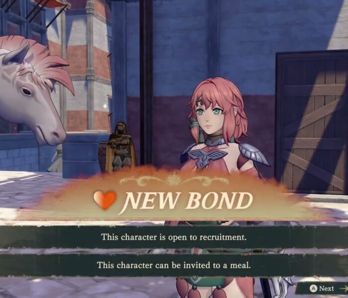 Fire Emblem: Fortune’s Weave – 1 Cai’s Path Ch 7: Cai Meets Alexandra | Give Mane Ornament Gift