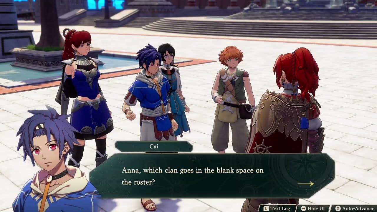 Fire Emblem: Fortune’s Weave – 1 Cai’s Path Ch 8: Talk To Ultand and Anna About Main Match Ups