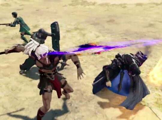 Fire Emblem: Fortune’s Weave – 1 Cai’s Path Ch 8: White Maned Demon Fights The Reaper Cutscene