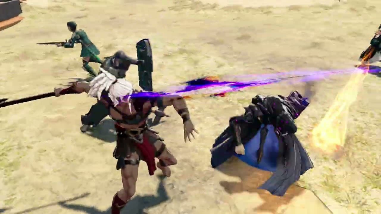 Fire Emblem: Fortune’s Weave – 1 Cai’s Path Ch 8: White Maned Demon Fights The Reaper Cutscene