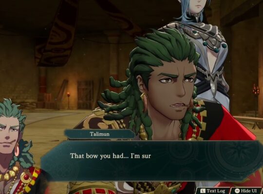 Fire Emblem: Fortune’s Weave – 1 Cai’s Path Ch 7: Qualifier: Talimun Talks with Inyoni Post Fight