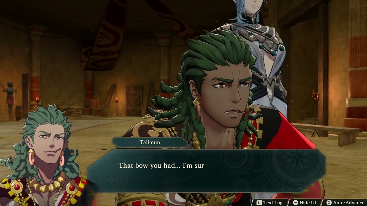 Fire Emblem: Fortune’s Weave – 1 Cai’s Path Ch 7: Qualifier: Talimun Talks with Inyoni Post Fight
