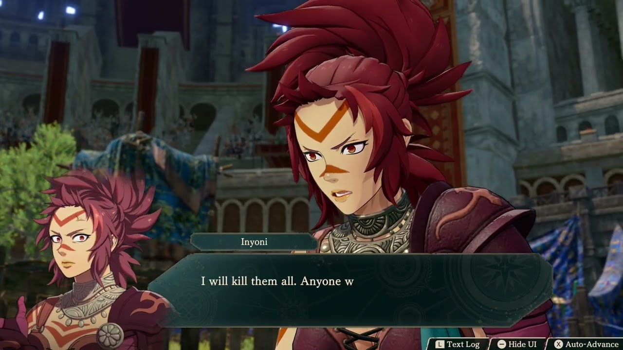 Fire Emblem: Fortune’s Weave – 1 Cai’s Path Ch 7: Poloni Speech | Inyoni and Hong Hua Cutscene