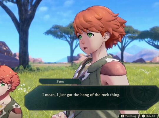 Fire Emblem: Fortune’s Weave – 1 Cai’s Path Ch 7: Support Conversation: Kai and Peter “Rock Test”
