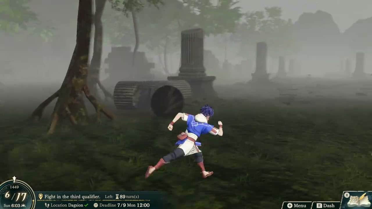 Fire Emblem: Fortune’s Weave – 1 Cai’s Path Ch 7: Explore Ahm Lu Gameplay