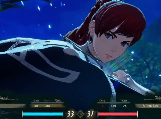 Fire Emblem: Fortune’s Weave – 1 Cai’s Path Ch 8: Wonder Wood Dungeon (Up, Up, Right, Up, Left)