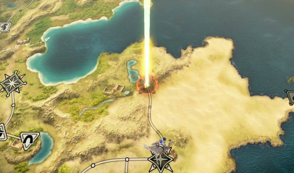 Fire Emblem: Fortune’s Weave – 1 Cai’s Path Ch 8: Explore Orens: Talk with NPCs | Use Facilities