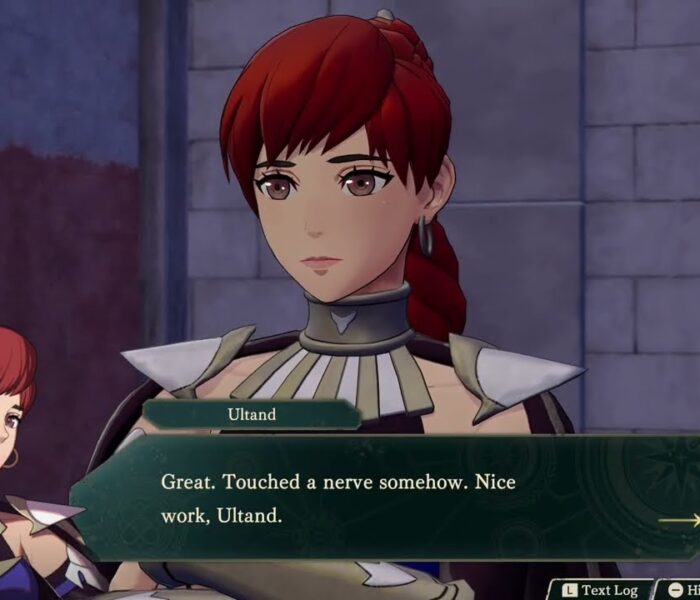 Fire Emblem: Fortune’s Weave – 1 Cai’s Path Ch 8: Support Conversation: Ultand and Tialla Gameplay