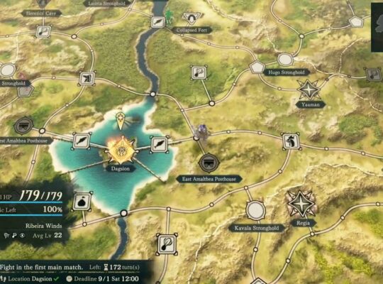 Fire Emblem: Fortune’s Weave – 1 Cai’s Path Ch 8: World Map: Posthouses – Message: Travel To Feronia