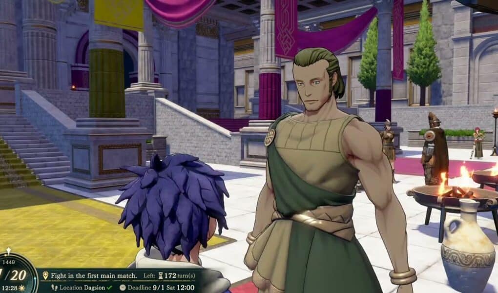 Fire Emblem: Fortune’s Weave – 1 Cai’s Path Ch 8: Acquire Multiple Quests & Talk to NPCs In Dagsion