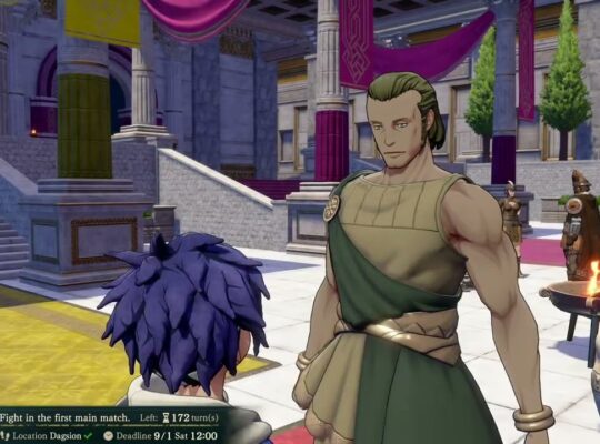 Fire Emblem: Fortune’s Weave – 1 Cai’s Path Ch 8: Acquire Multiple Quests & Talk to NPCs In Dagsion