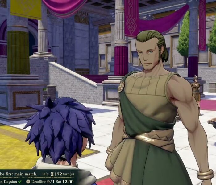 Fire Emblem: Fortune’s Weave – 1 Cai’s Path Ch 8: Acquire Multiple Quests & Talk to NPCs In Dagsion