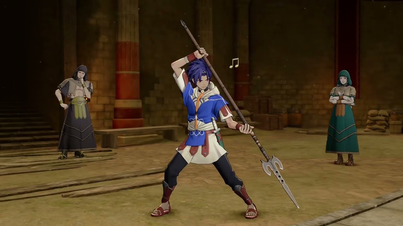 Fire Emblem: Fortune’s Weave – 1 Cai’s Path Ch 8: Cert Exam: Cai Armored Ornius, Peter, Tialla
