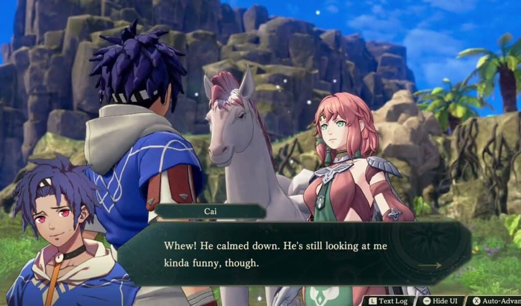 Fire Emblem: Fortune’s Weave – 1 Cai’s Path Ch 8: Recruit Alexandra | Support Conversation Gameplay