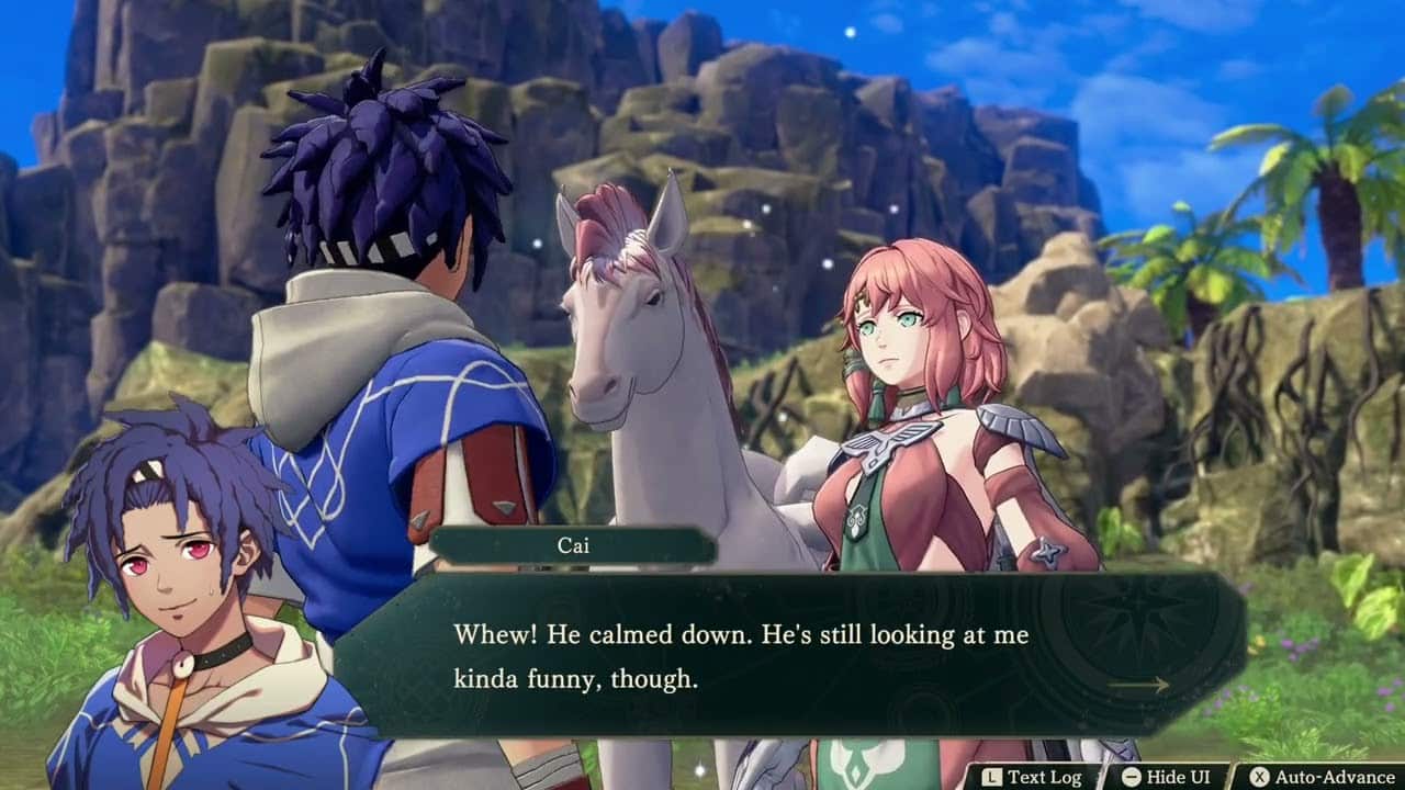 Fire Emblem: Fortune’s Weave – 1 Cai’s Path Ch 8: Recruit Alexandra | Support Conversation Gameplay