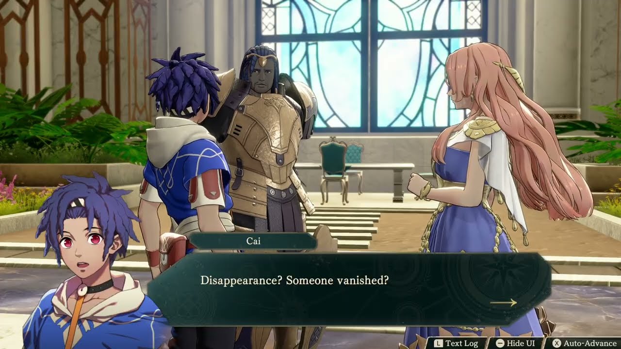 Fire Emblem: Fortune’s Weave – 1 Cai’s Path Ch 9: Cai Talks To Aurora About Caster’s Illness