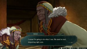 Fire Emblem: Fortune’s Weave – 1 Cai’s Path Ch 8: Gabriel Tells Cai About Caster’s Illness Cutscene