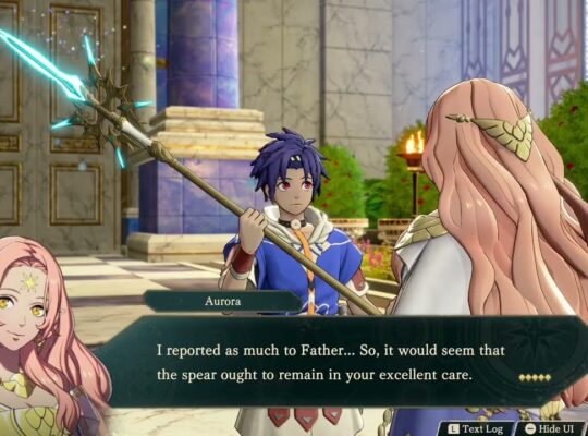 Fire Emblem: Fortune’s Weave – 1 Cai’s Path Ch 10: Aurora Casts Spell on Cai | Learned “Blaze”