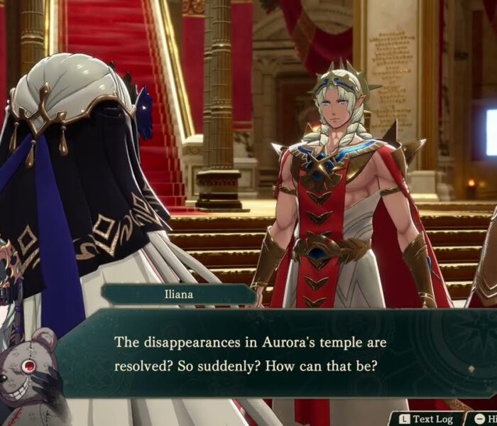 Fire Emblem: Fortune’s Weave – 1 Cai’s Path Ch 9: Lord Solel Talks with Iliana About Aurora Cutscene