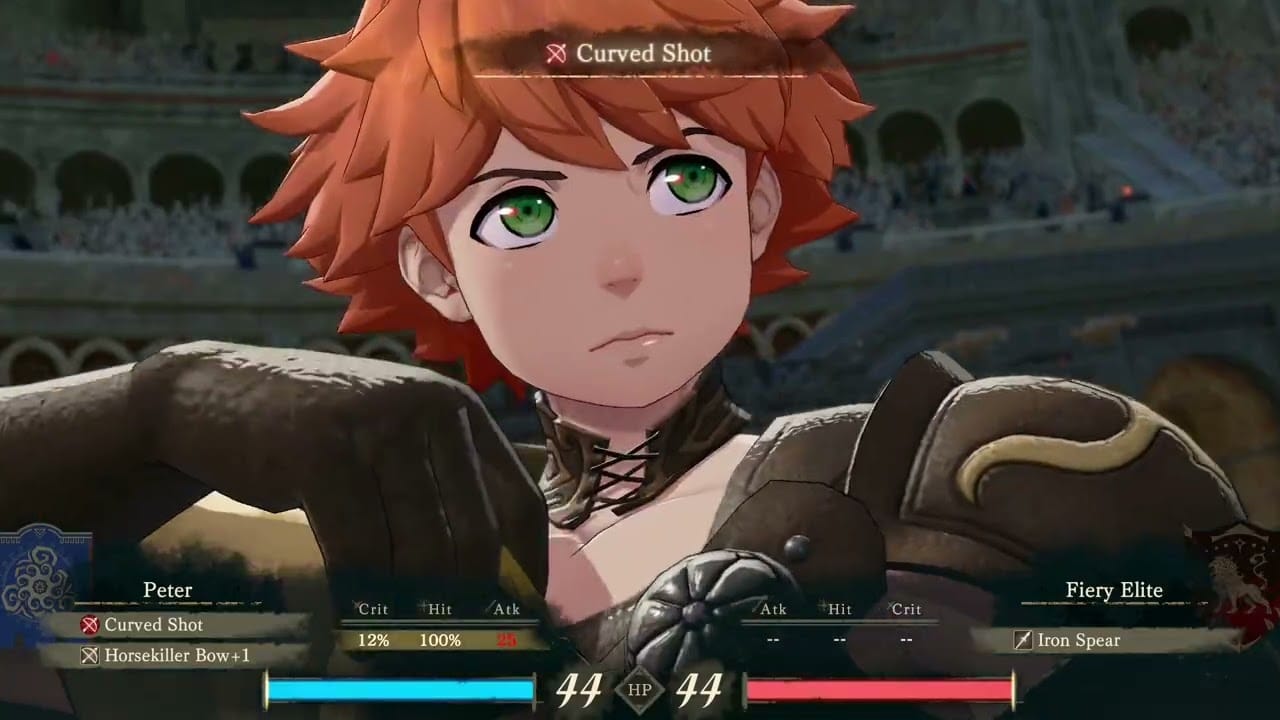Fire Emblem: Fortune’s Weave – 1 Cai’s Path Ch 12: Finals: Battle vs Bertrand: Cutscene and Gameplay