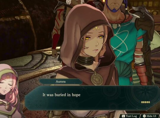 Fire Emblem: Fortune’s Weave – 1 Cai’s Path Ch 11: Aurora Explains Dagda’s Cauldron To Everyone