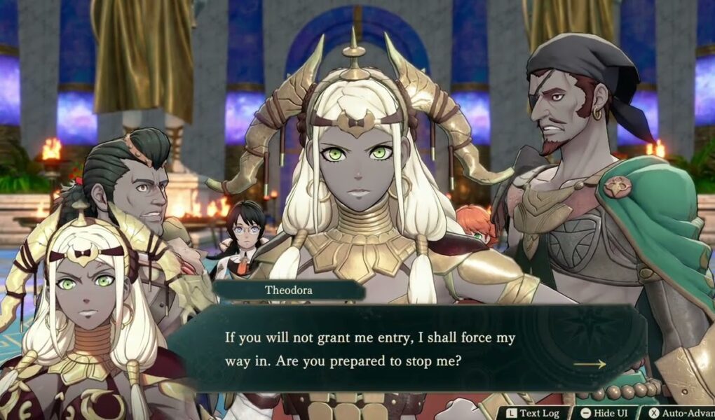 Fire Emblem: Fortune’s Weave – 1 Cai’s Path Ch 11: Theodora Want To Talk To Aurora | Cai Cutscene