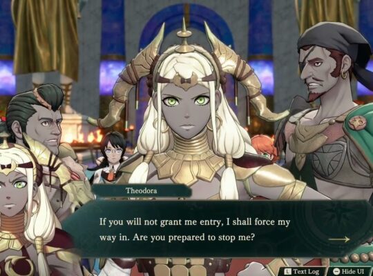 Fire Emblem: Fortune’s Weave – 1 Cai’s Path Ch 11: Theodora Want To Talk To Aurora | Cai Cutscene