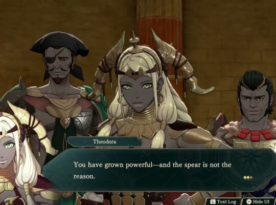 Fire Emblem: Fortune’s Weave – 1 Cai’s Path Ch 10: Battle vs Theodora | Post Fight: Talk To Theodora