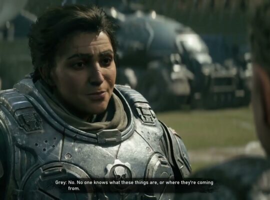 Gears of War: E Day – Act 2 Chapter 2: Captain Akila Grey Oria Stadium Mags Carter “Orders” Cutscene