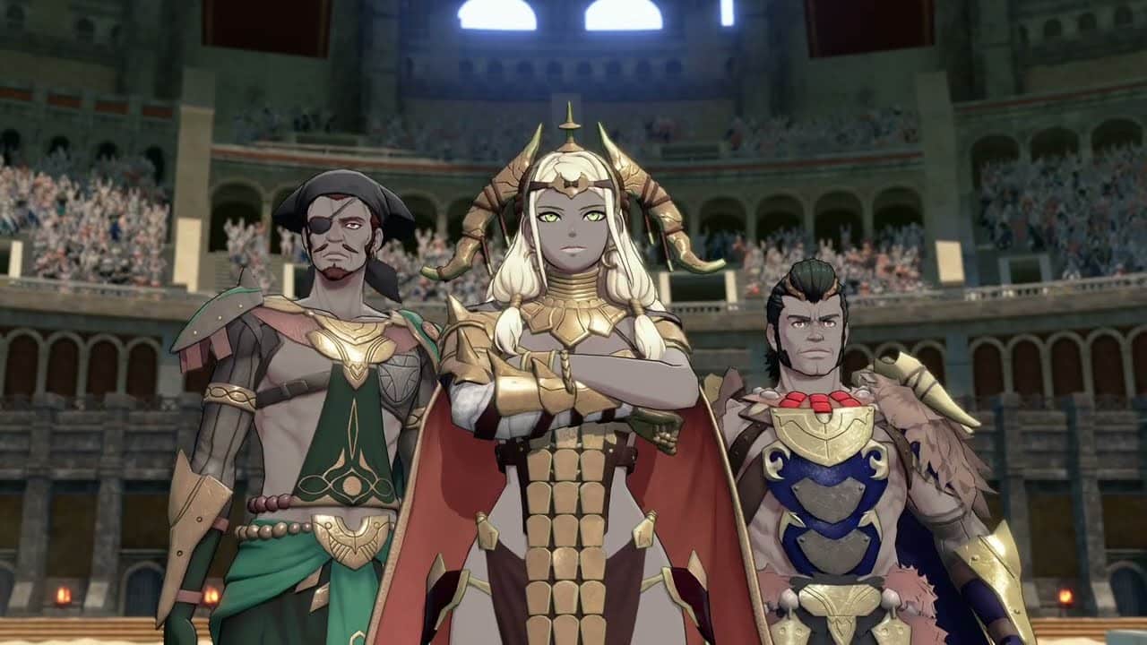 Fire Emblem: Fortune’s Weave – 1 Cai’s Path Ch 10: Cai Talks with Theodora | Solel, Iliana Cutscene