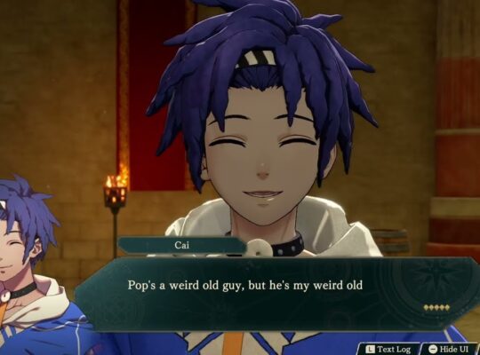 Fire Emblem: Fortune’s Weave – 1 Cai’s Path Ch 10: Ribeira Winds Plan “Admit The Truth” Cutscene